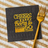 Crisky Cheers to 60 Years 60th Birthday Napkins Black and Gold 60th Brithday Decorations Birthday Party Supplies Beverages Napkins 60 PCS, 3-Ply...
