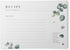 Eucalyptus Recipe Cards from Dashleigh, 48 Cards, 4x6 inches, Vintage Sage Green and Grey, Water-Resistant and Double-Sided...