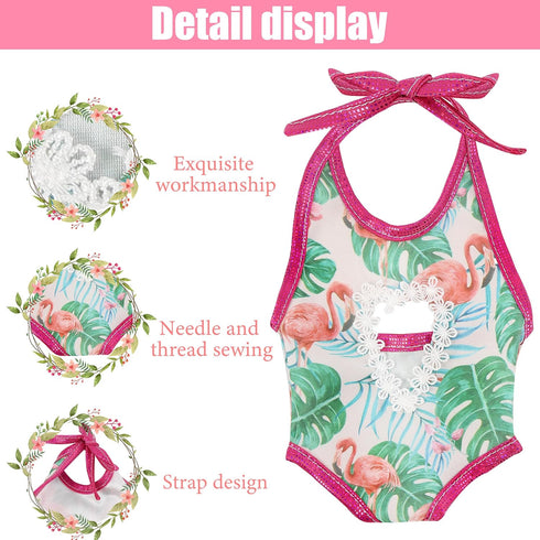 18-inch Baby Doll Clothing Accessories - Including 6 Sequins Mermaid Dresses 5 Fashion Floral Swimsuit Tops and Dresses 2 Classic Mermaid Princess...