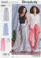 Simplicity Creative Patterns Misses' Pants with Length & Width Variations & Tie Belt Pattern, H5 (6-8-10-12-14)...
