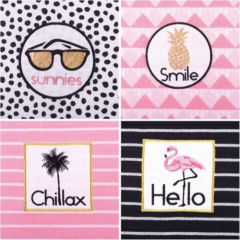 DII Decorative Cotton Kitchen Dish Towel Set, 18x28, Summer Cocktail, 4 Piece...