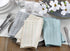 SARO LIFESTYLE 2136.A20S Cousu Collection Cotton Blend Stitched Line Table Napkins (Set of 4) 20" Aqua...