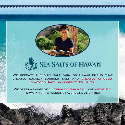 Sea Salts of Hawaii Molokai Kiawe Mesquite Smoked Hawaiian Sea Salt, 4 Ounce Bottle - Made in Hawaii...