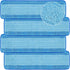 4 PCS Replacement Mop Pads, Microfiber Cleaning Mop Compatible with Bona Mop, Washable & Reusable Mop Refill Pads for Hardwood Floor,18 Inch, Blue...