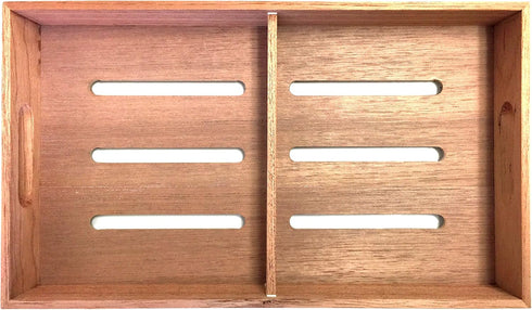 F.e.s.s. Fess Storage versatility Cedar Tray with Adjustable Divider...