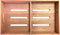 F.e.s.s. Fess Storage versatility Cedar Tray with Adjustable Divider...