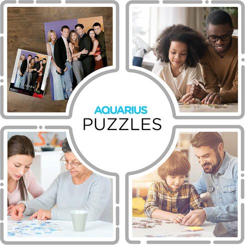 AQUARIUS Friends Cast Puzzle (500 Piece Jigsaw Puzzle) - Officially Licensed Friends TV Show Merchandise & Collectibles - Glare Free - Precision F...
