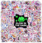 Cute Cats Water Bottle Stickers for Kids Glow in The Dark, 140 PCS Vinyl Waterproof Kitty Stickers Pack for Laptop Skateboard Phone Case, Cute Kit...