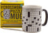 The Unemployed Philosophers Guild Crossword Puzzle Coffee Mug - Exercise Your Mind While You Warm Your Belly - Comes in a Fun Gift Box, White, 12 ...