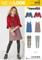 NEW LOOK Sewing Pattern 6592 - Girls' Sportswear, A(8-10-12-14-16)...