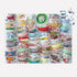 Galison Teacups – Julie Seabrook Ream 1000 Piece Puzzle Featuring A Regency Core Mix of Vibrant Teacups...