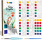 TECJOE Paint with Water Coloring Books with 20 Unique Fairy Tales, Pocket Watercolor Painting Book with 2 Brushes, Travel Art Activities for Kids,...