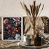 Posterizer 1 pcs-chic lush flowers with dark background-Floral & Botanical Art-Abstract & Modern Art-Decor for Home & Office- UNFRAMED Wall Art...