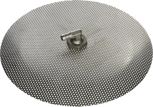 Stainless Steel Domed False Bottom - Select a Size (12", 10" or 9") (10")...