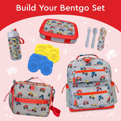 Bentgo Kids Prints Leak-Proof, 5-Compartment Bento-Style Kids Lunch Box - Ideal Portion Sizes for Ages 3-7, Durable, Drop-Proof, Dishwasher Safe, ...