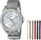 XOXO Women's XO9053 Rhinsetone-Accented Watch with Interchangeable Straps...