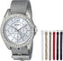 XOXO Women's XO9053 Rhinsetone-Accented Watch with Interchangeable Straps...