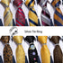DiBanGu Mens Gold/Siver Tie Ring Solid Tie Accessories with Diamond for Necktie Wedding Party Gift...