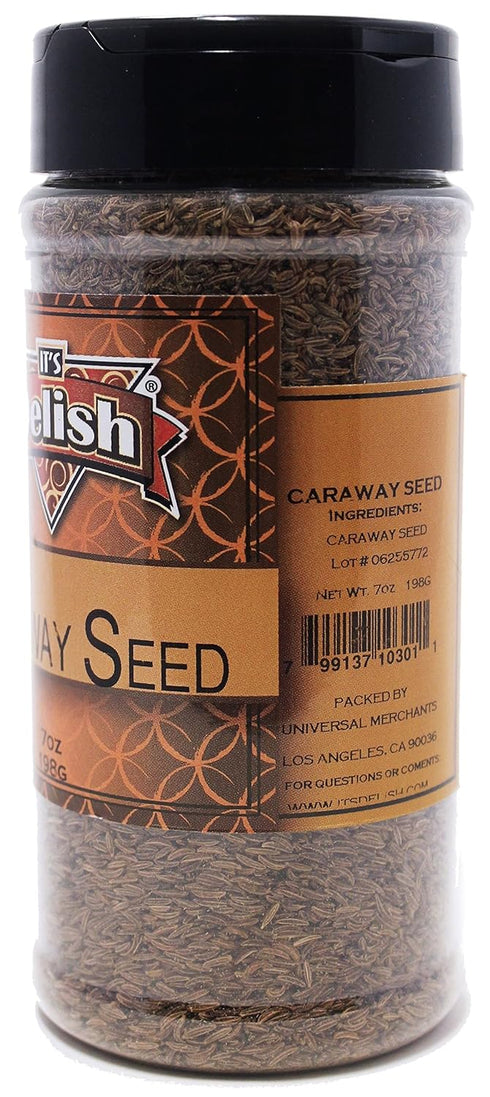 Gourmet Caraway Seeds by Its Delish, Medium Jar, 7 oz...