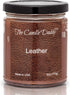 Leather Candle- 6 oz jar Candle - up to 40 Hour Burn time...