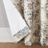 Sun Zero Regina Floral Watercolor Energy Efficient Grommet Curtain Panel, 40" x 84", Linen...