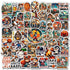 Pack 50 PCS Basketball Stickers Print Outdoors Theme Waterproof Vinyl Decals for Men Boys Teens Adults Sports Players Labels Decor Phone Case Wate...
