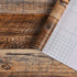 WENMER 17.71" x 78.7" Brown Wood Peel and Stick Wallpaper Shiplap Self Adhesive Wallpaper Wood Plank Wallpaper for Cabinet Countertop Shelf Drawer...