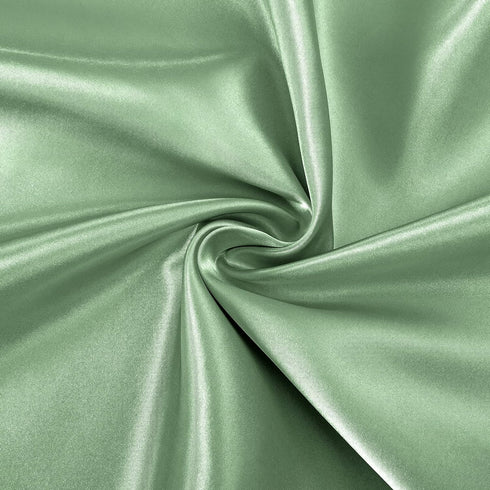 Sage Green Satin Fabric 60 Inch Wide by The Yard, Soft Charmeuse Satin Fabric for Wedding Dress, DIY Craftings, Costumes, 1 Yard...