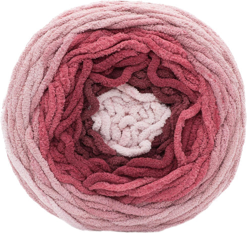 Bernat Blanket Yarn, Burgundy Ombre...