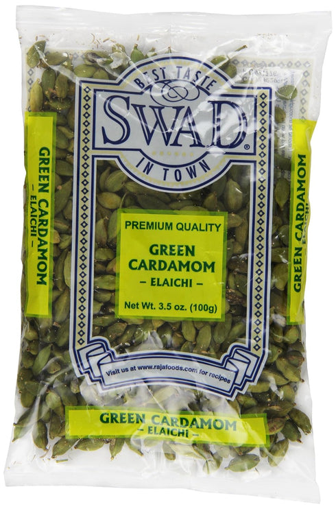 Swad Cardamom Indian Grocery Spice, Pods Green, 3.5 Ounce...