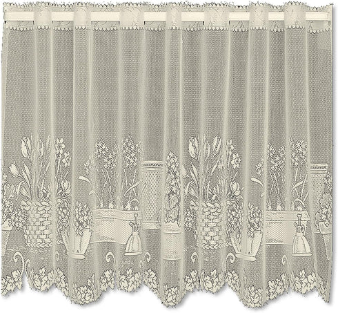 Heritage Lace Ecru Window Garden 60"x30" Tier...