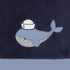 NoJo Nantucket Adventure Super Soft Blue Baby Whale Blanket...