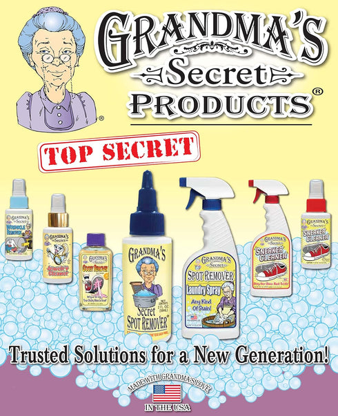 Grandma's Secret Spot Remover Laundry Spray - Chlorine, Bleach and Toxin-Free Stain Remover - Stain Remover for Clothes - Fabric Stain Remover Rem...