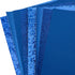 David accessories 8pcs/Set 7.7" x 12.9" (20 cm x 33 cm) Navy Blue Color Series Faux Leather Sheets Glitter Mixed Synthetic Leather Sheets Bundles ...