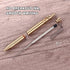 SMOOTHERPRO Heavy Weight Solid Brass Bolt Action Pen Compatible with Parker Refill for Tremor Parkinson Arthritic Hands EDC Office Business Signat...