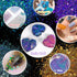 Renfio Chameleon Chunky Glitter, Mixed Fine Powder Color Shift 1.75 Oz (50g) PET Flake Orange Green Purple Glitters Sequin Resin Pigment Chip Dust...