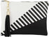 B BRENTANO Vegan Clutch Bag Pouch with Tassel Accent...