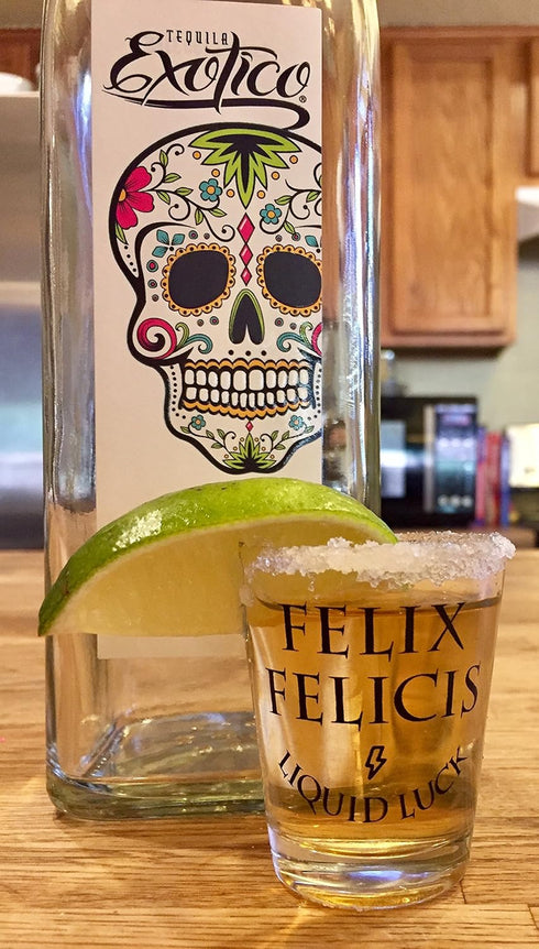 Felix Felicis Shot Glass/Cup-Liquid Luck-Inspired by Harry Potter Barware Gifts for Adults-Cool Shot Glasses for Men/Women-1.75oz...