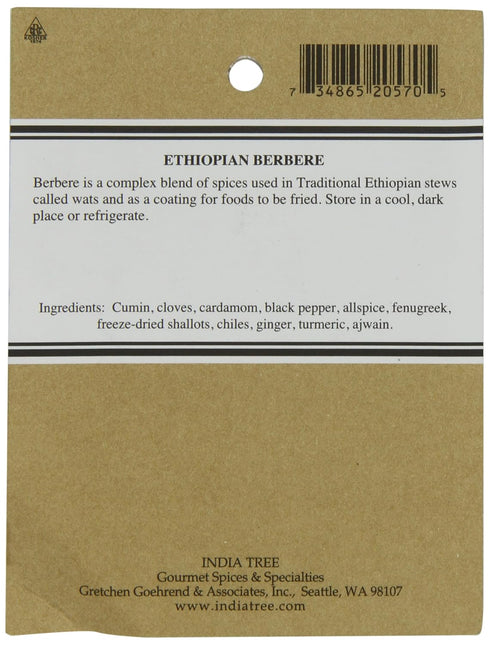 India Tree Ethiopian Berbere, 1 Ounce...