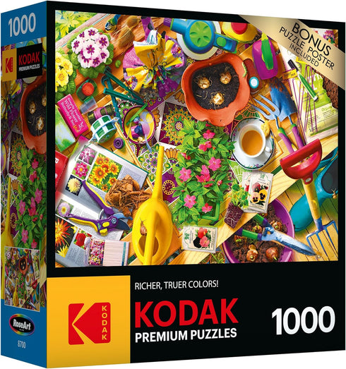 RoseArt - Kodak Premium - Inside The Gardener's Shed - 1000 Piece Jigsaw Puzzle for Adults...