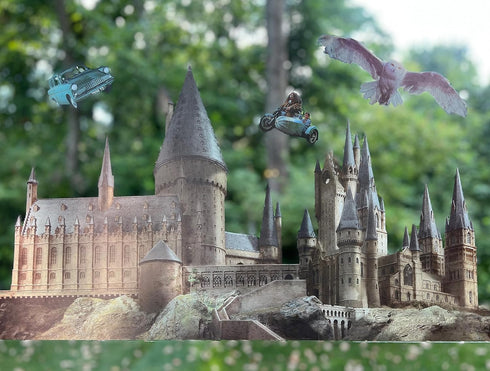 Conquest Journals Harry Potter Hogwarts Castle Window Cling Set, Official Imagery from The Wizarding World, Reusable, No Residue...