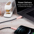 Cordinate USB-C to Lightning Cable, 6 Ft, Braided Cord, Fast Charge, Compatible with iPhone 13/12/11/Pro/Pro Max/Mini, iPad Pro, AirPod Pro, Blush...