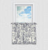 Victoria Park Toile 68-Inch-by-30 Inch Tailored Tier Curtains, Blue...
