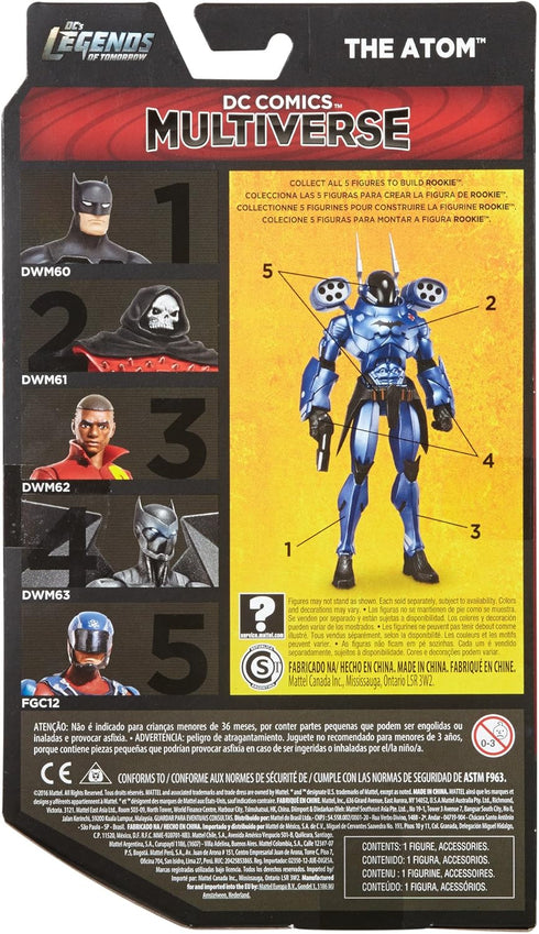 DC Super Friends Multiverse Legends of Tomorrow The Atom Action Figure, 6"...