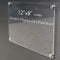 Acrylic Magnetic Dry Erase Board for Fridge 12"x8" Small Magnetic Whiteboard for Fridge Magnetic Acrylic Dry Erase Board for Refrigerator Clear Ac...