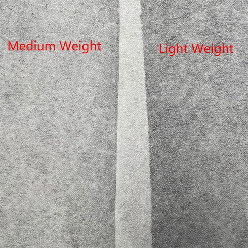 PLANTIONAL Lightweight White Iron-On Non-Woven Fusible Interfacing: 11.6" x 30yd Lightweight Non-Woven Interfacing Iron On Polyester Single-Sided ...