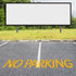 Qilery 2 Pcs Reserved Reusable Pavement Letter Stencil No Parking 4 x 26'' Parking Lot Stencil Recycled Cardboard Floor Stencil Pavement Marking S...