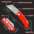 JETMORE 4 Pack Folding Utility Knife with Extra 10Pcs Blades, Box Cutters for Home, Office, Warehouse, Durable Razor Knife, Box Knife, Box Opener,...