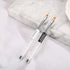 LWBTOSEE 5PCS Nail Ombre Brush Nail Art Painting Pen Brush UV Gel Polish Gradient Color Rhinestone Crystal Acrylic Liner Brush Painting Pen Gel Po...