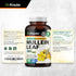 BIO KRAUTER Mullein Capsules for Lung Detox 1200 mg - 250 Count - Mullein Leaf Capsules for Respiratory Support - Vegan Lung Support Supplement - ...